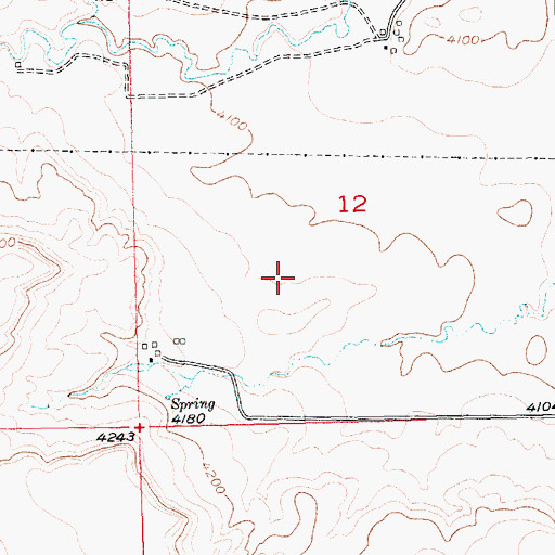 Topographic Map of Rummel Dam, MT