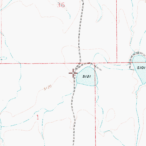 Topographic Map of Springdale Dam, MT