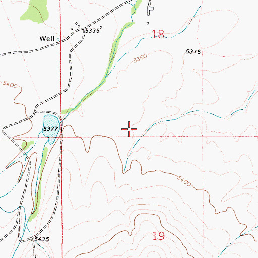 Topographic Map of Springdale Number 2 Dam, MT