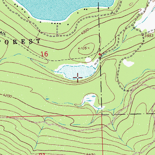 Topographic Map of Averill Dam, MT