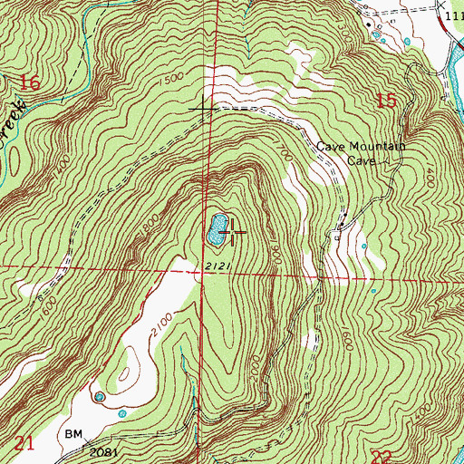 Topographic Map of Fowler Lake Dam, AR