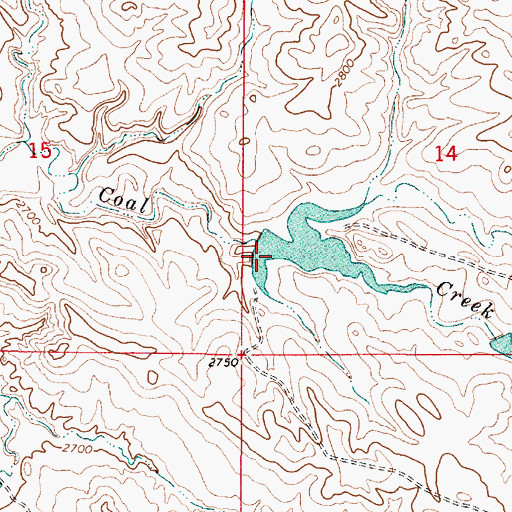 Topographic Map of Beardsley Number 7 Dam, MT