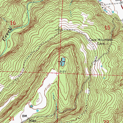 Topographic Map of Fowler Lake, AR