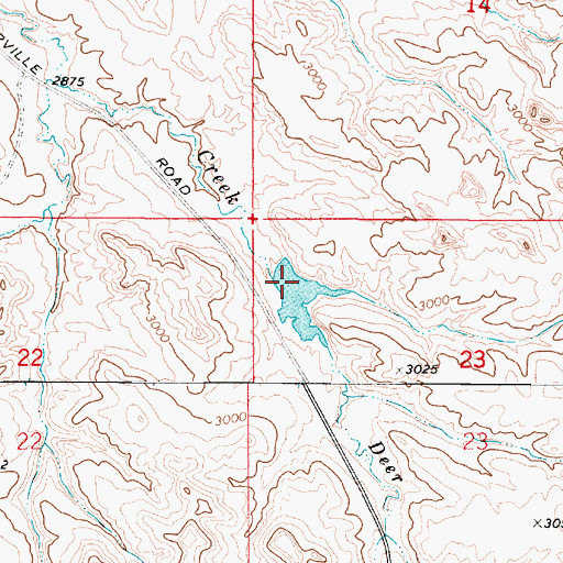 Topographic Map of Tonn Number 4 Dam, MT