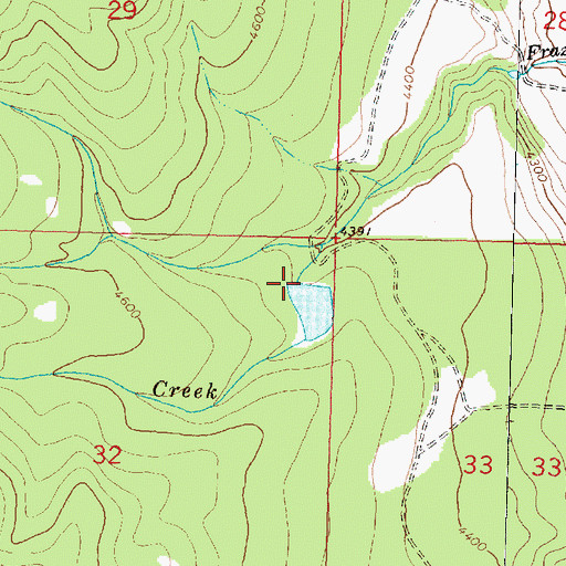 Topographic Map of Raymond Dam, MT