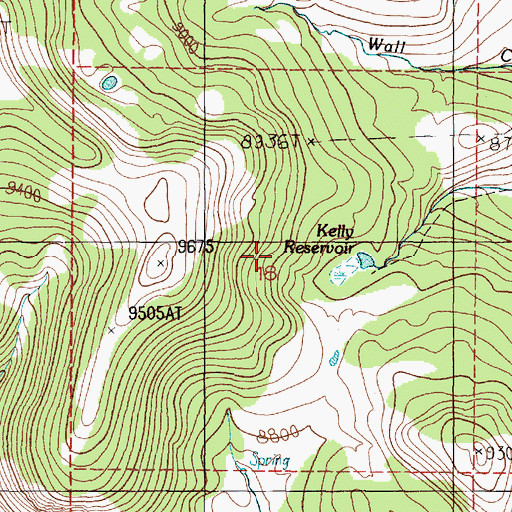 Topographic Map of Klatt Dam, MT