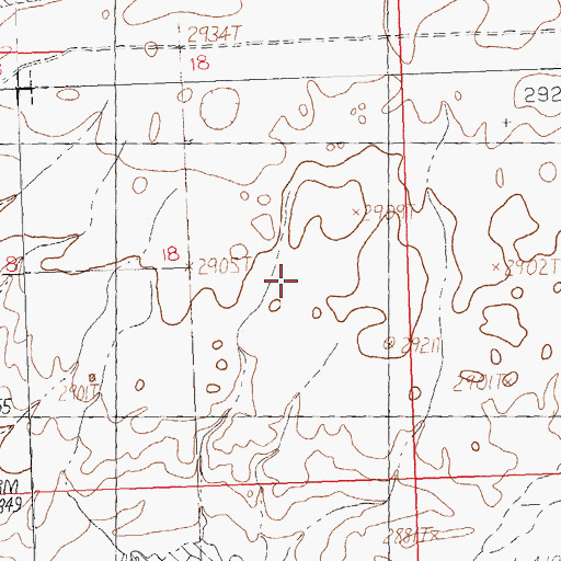 Topographic Map of Matulka Dam, MT