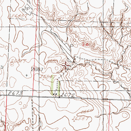 Topographic Map of Raymond Dam, MT