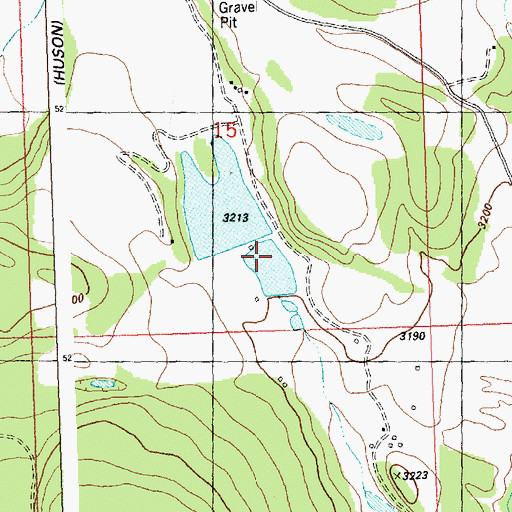 Topographic Map of Schaeffer Dam, MT