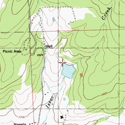 Topographic Map of Longpre Dam, MT