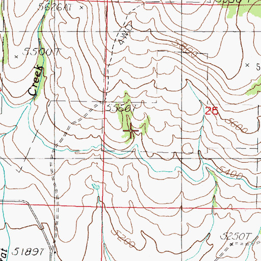 Topographic Map of Gravely Dam, MT