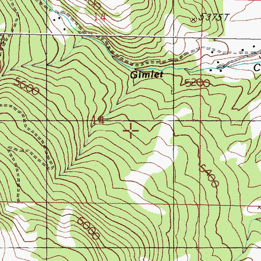 Topographic Map of Tavenner Dam, MT
