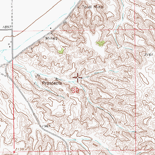 Topographic Map of Sturgis Dam, MT