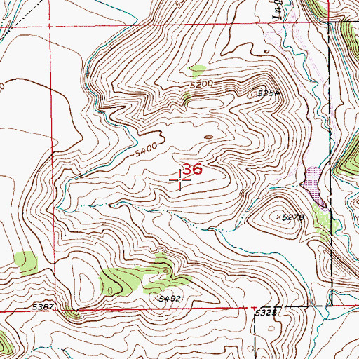 Topographic Map of Stick-in-the Mud Dam, MT