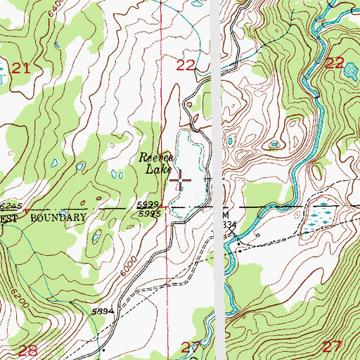 Topographic Map of Has A Name Dam, MT