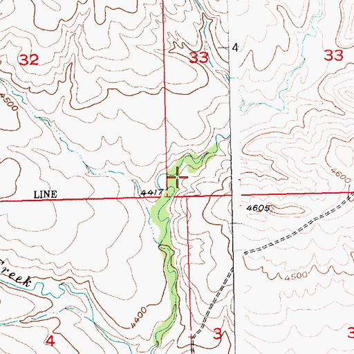 Topographic Map of Bokma Dam, MT