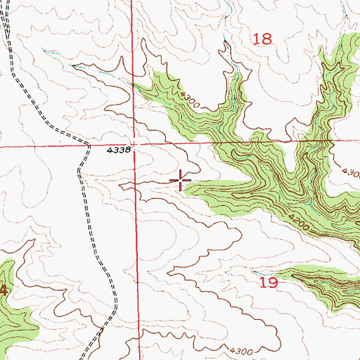 Topographic Map of Kovanda Number 1 Dam, MT