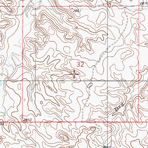 Topographic Map of Gray Number 3 Dam, MT