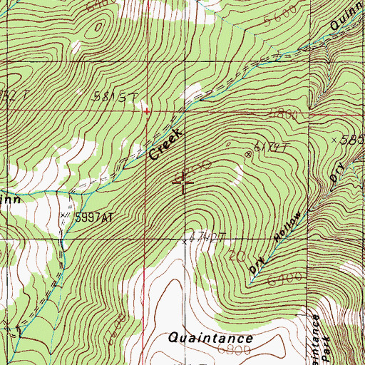 Topographic Map of Moulton Reservoir, MT
