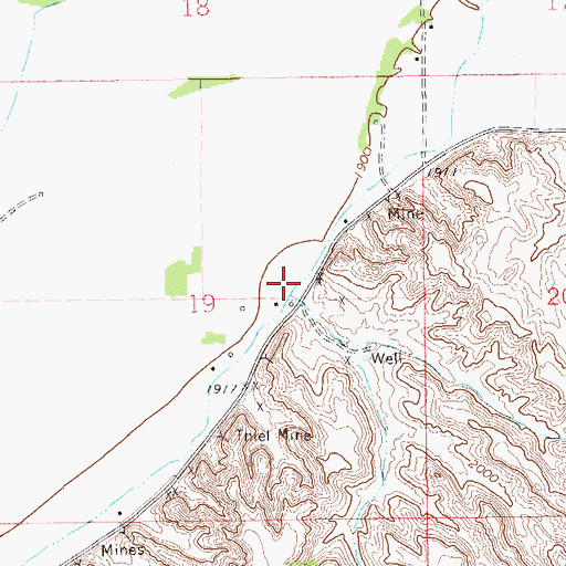 Topographic Map of Christensen Dam, MT