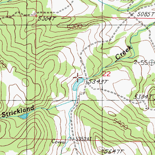 Topographic Map of Dupont Number 2 Dam, MT
