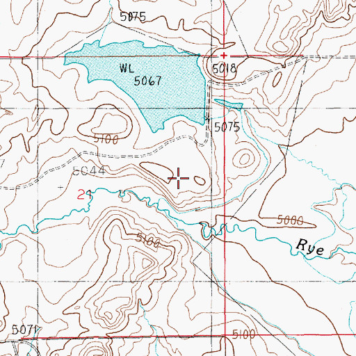 Topographic Map of Cramer Dam, MT