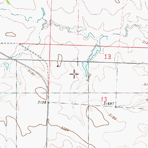 Topographic Map of Loomis D Number 1 Dam, MT