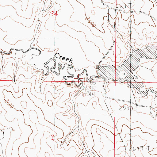 Topographic Map of Murphy Number 1 Dam, MT