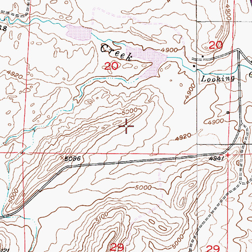 Topographic Map of O'Halloran Dam, MT
