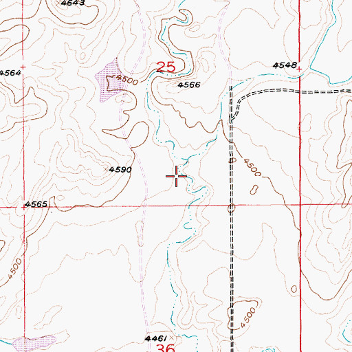 Topographic Map of Papez Number 2 Dam, MT