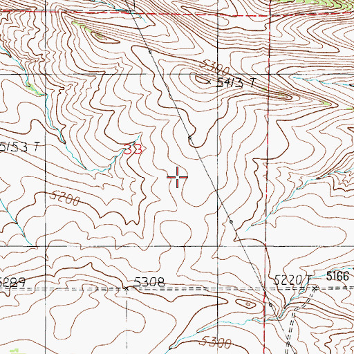 Topographic Map of Dry Lake Dam, MT