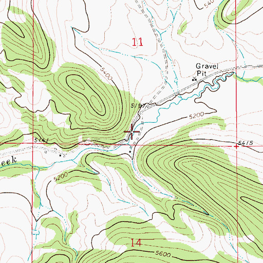 Topographic Map of Newlan Creek Dam, MT