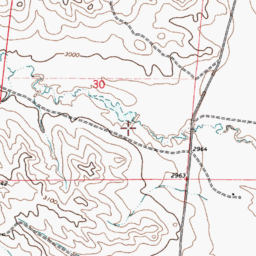 Topographic Map of W Krutzfeldt Number 4 Dam, MT