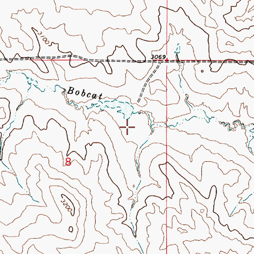 Topographic Map of Ness Number 1 Dam, MT
