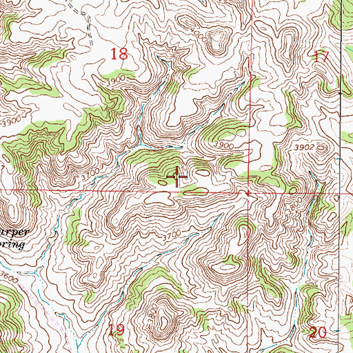 Topographic Map of Gay Number 2 Dam, MT