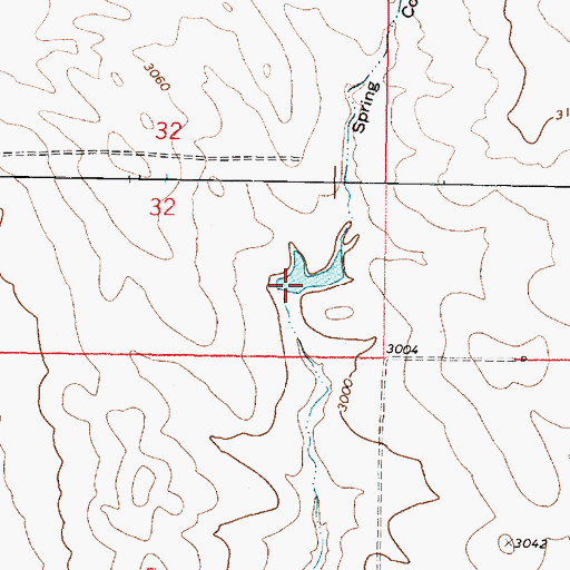 Topographic Map of Killen Number 3 Dam, MT