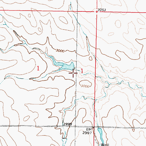 Topographic Map of Killen Number 5 Dam, MT