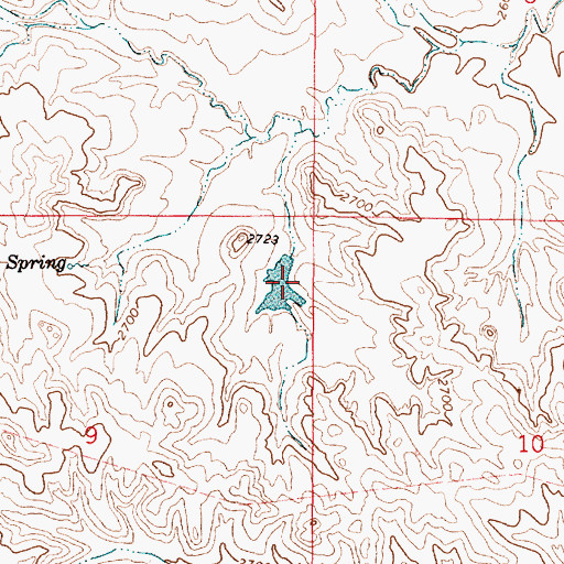 Topographic Map of Haughian Number 5 Dam, MT