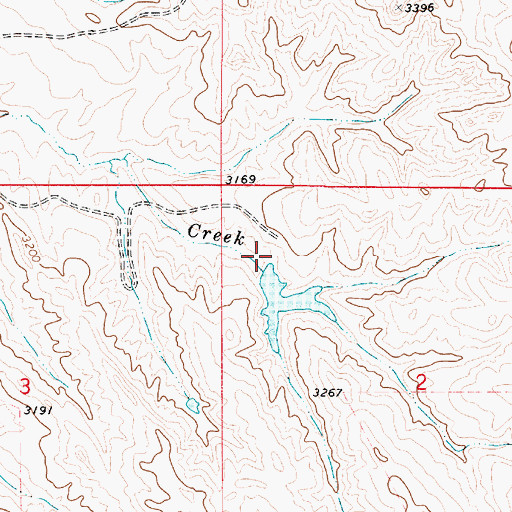Topographic Map of Turnbull Number 1 Dam, MT