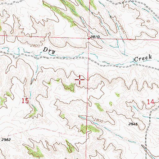 Topographic Map of Vassaus Number 5 Dam, MT