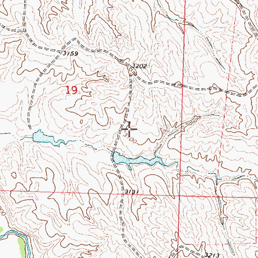 Topographic Map of D G Orchowski Number 1 Dam, MT