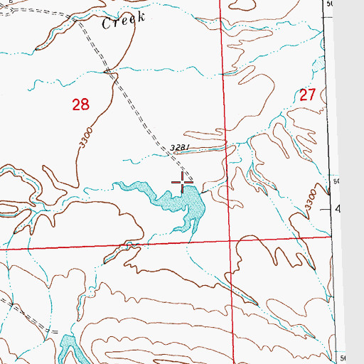 Topographic Map of McFerran Number 2 Dam, MT