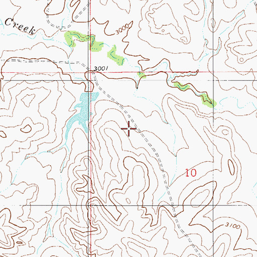 Topographic Map of Mitvalsky Number 1 Dam, MT