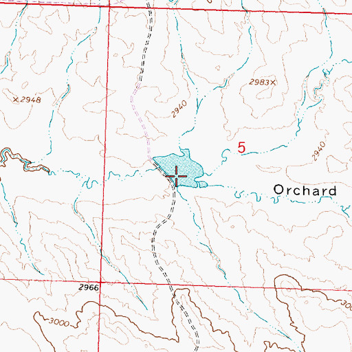Topographic Map of BS Kincheloe Number 7 Dam, MT