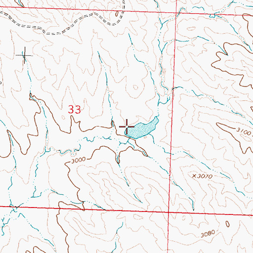Topographic Map of BS Kincheloe Number 5 Dam, MT