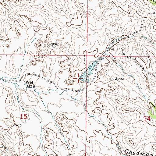 Topographic Map of Clark Number 2 Dam, MT