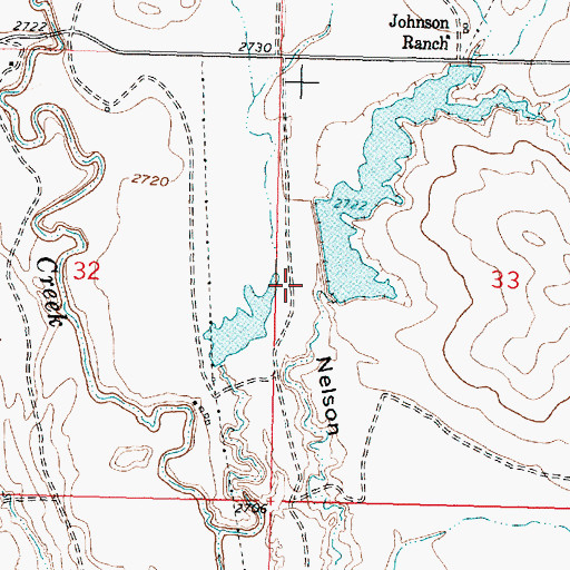 Topographic Map of J Galt Number 8 Dam, MT