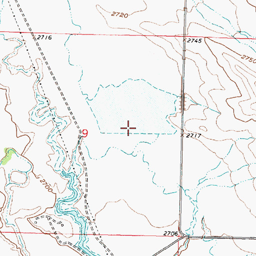 Topographic Map of J Galt Number 10 Dam, MT