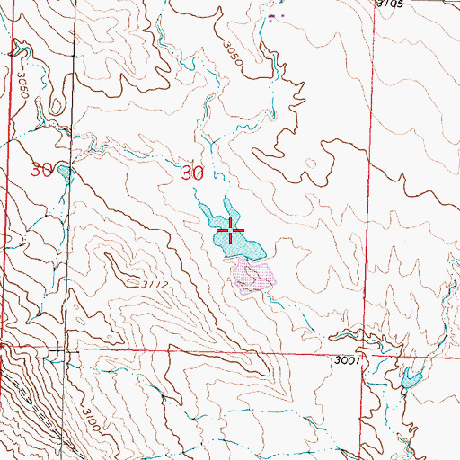 Topographic Map of A S Welch Number 1 Dam, MT