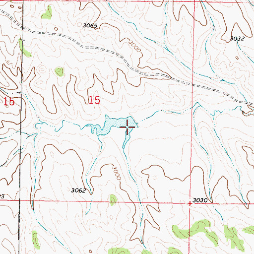 Topographic Map of Philbrick Number 3 Dam, MT